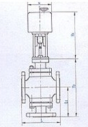 ZAZQ ZAZX電動(dòng)三通合流、分流調(diào)節(jié)閥結(jié)構(gòu)圖